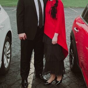 Red Asymmetrical Top